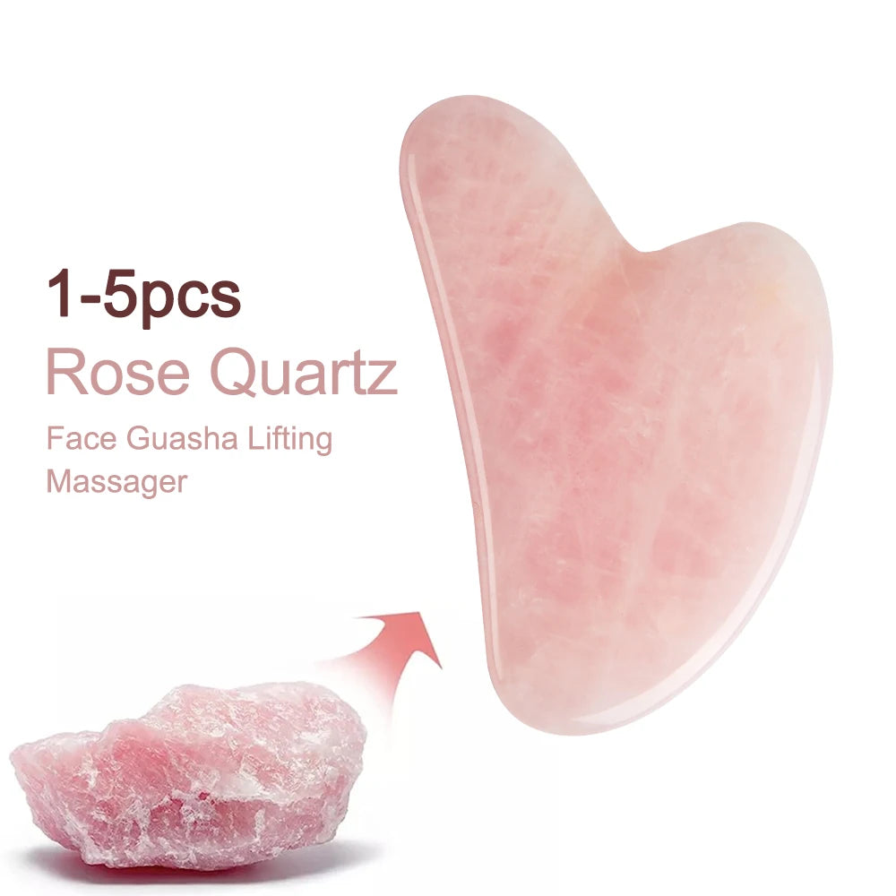 Rose Quartz Facial Sculpting Stone